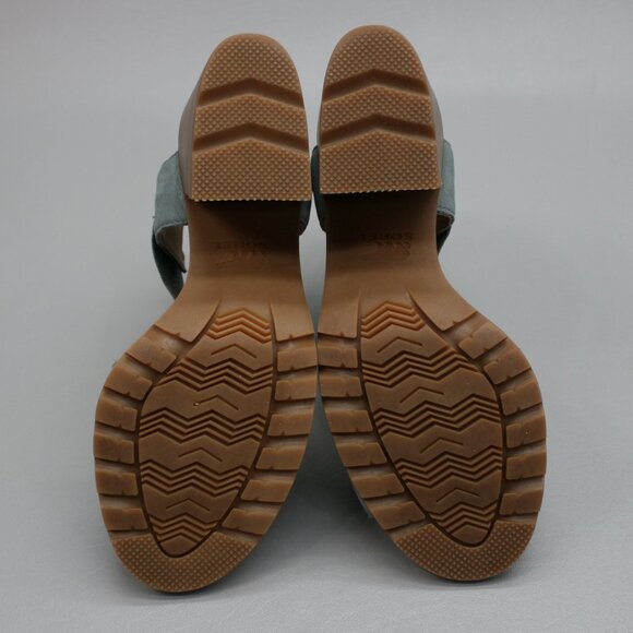Sorel Ladies 7.5 Nadia Blue Elastic Sandals Slingback Shoes Heels - NL3614-050 - Picture 9 of 12